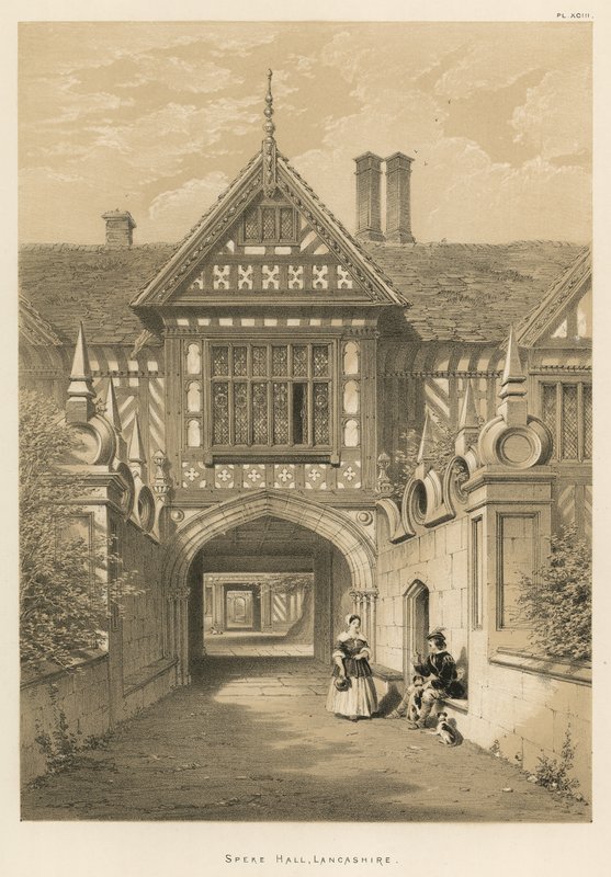Speke Hall, Lancashire - Joseph Nash