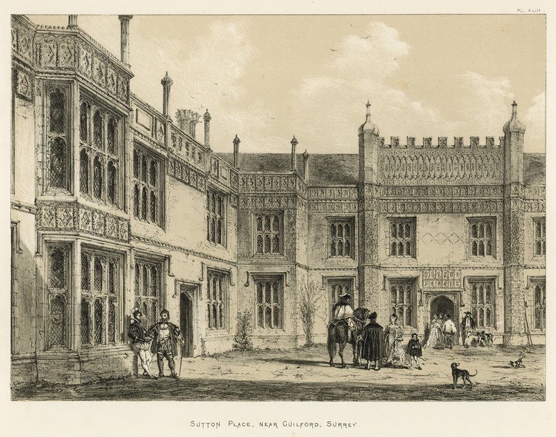 Sutton Place, près de Guilford, Surrey - Joseph Nash