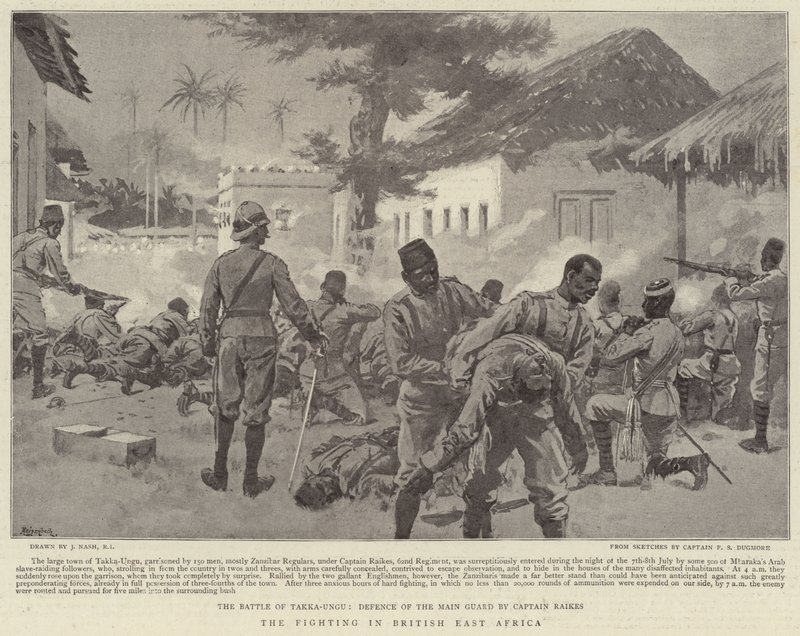 Les combats en Afrique orientale britannique - Joseph Nash