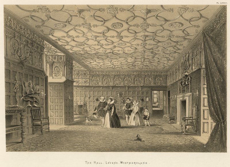Le Hall, Levens, Westmoreland - Joseph Nash