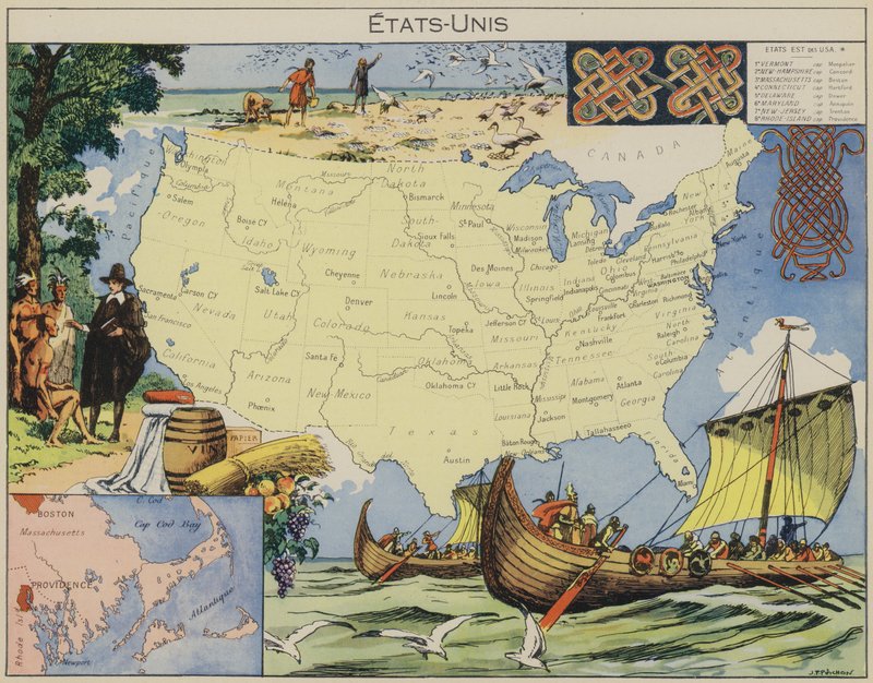 États-Unis - Joseph Porphyre Pinchon