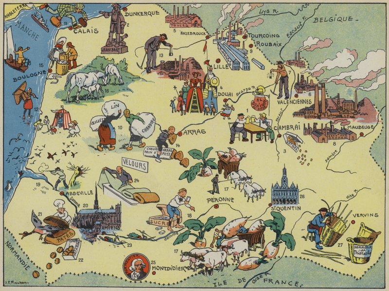 Flandre, Artois, Picardie - Joseph Porphyre Pinchon