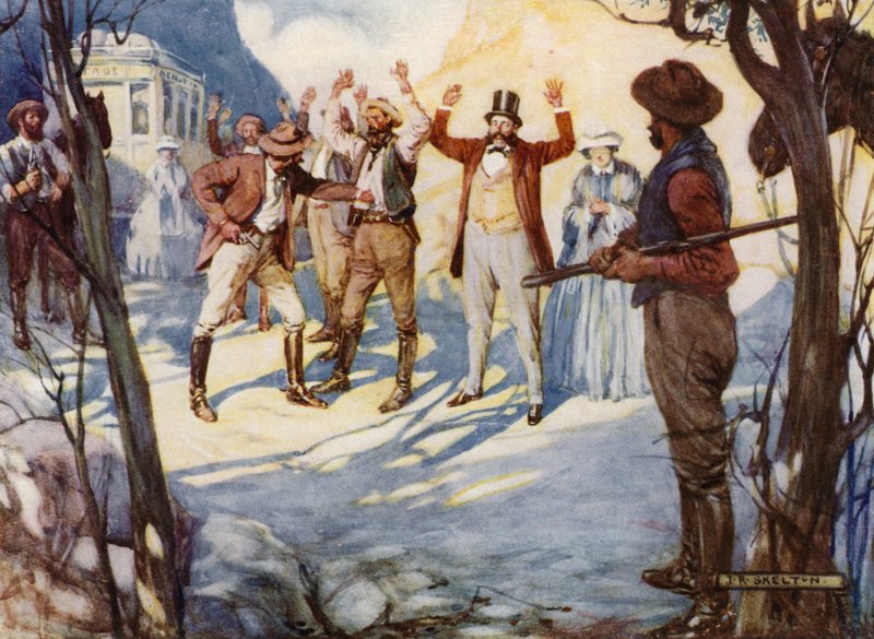 Bushrangers en Australie - Joseph Ratcliffe (after) Skelton