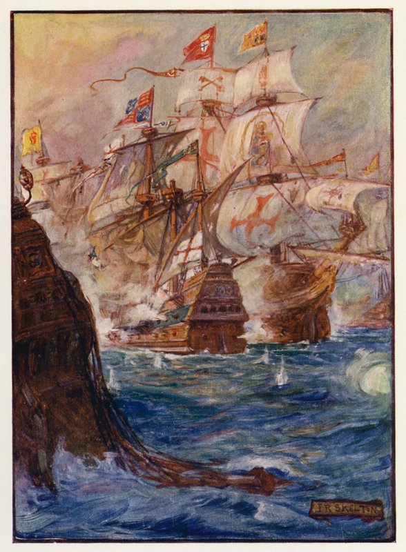 Capture de Gibraltar - Joseph Ratcliffe (after) Skelton