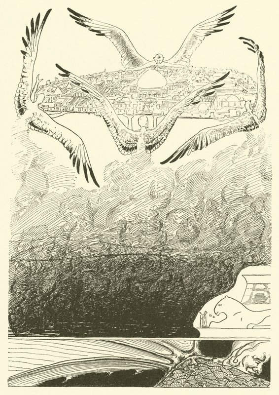 Les Quatre Djinns aux ailes de mouette - Joseph Rudyard (after) Kipling