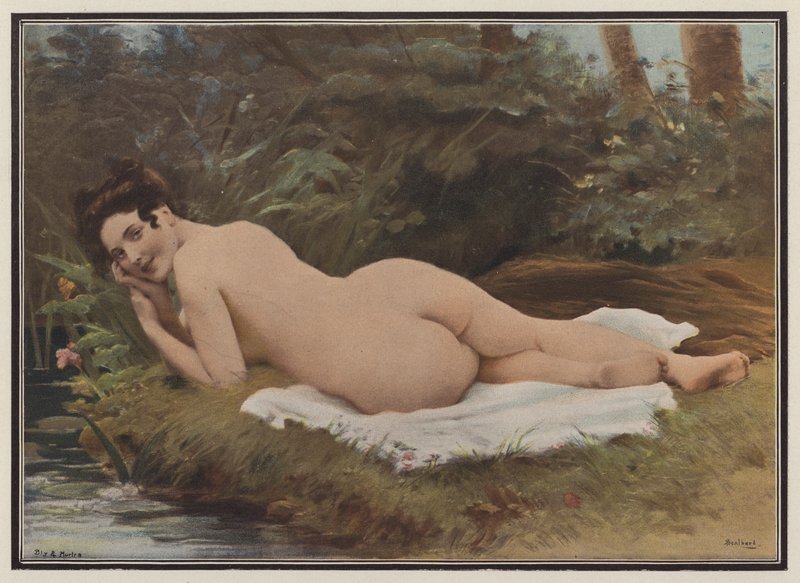 Femme après son bain - Jules (after) Scalbert