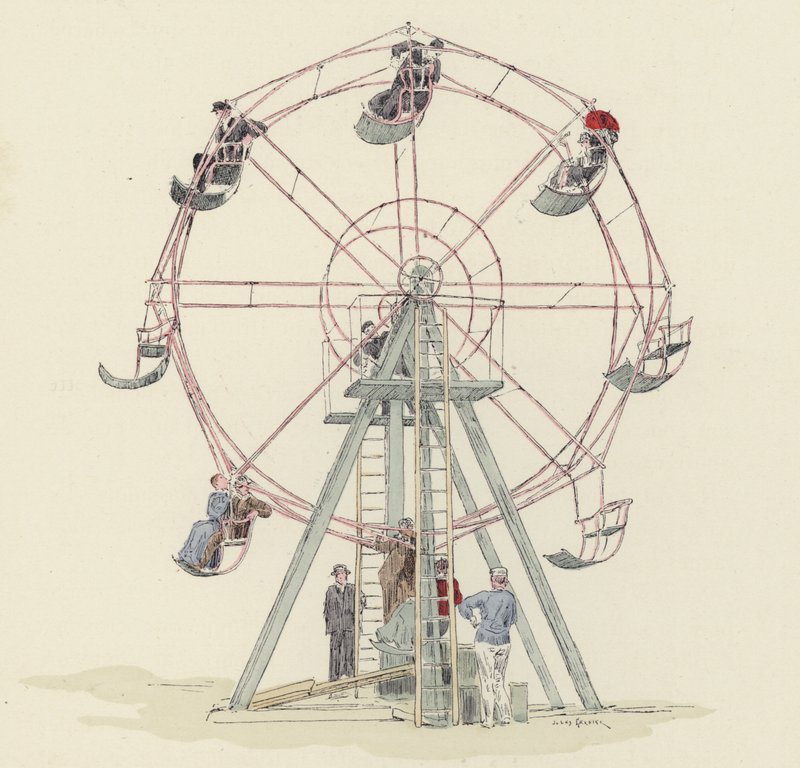 Roue de foire - Jules Arsene (after) Garnier