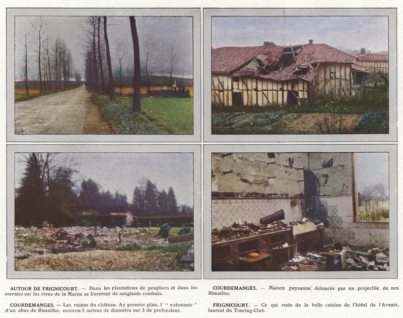Autour de Frignicourt, Courdemanges, Courdemanges, Frignicourt - Jules Gervais Courtellemont