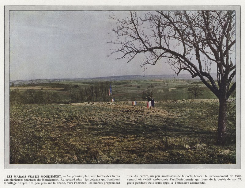 Les Marais vus de Mondement - Jules Gervais Courtellemont