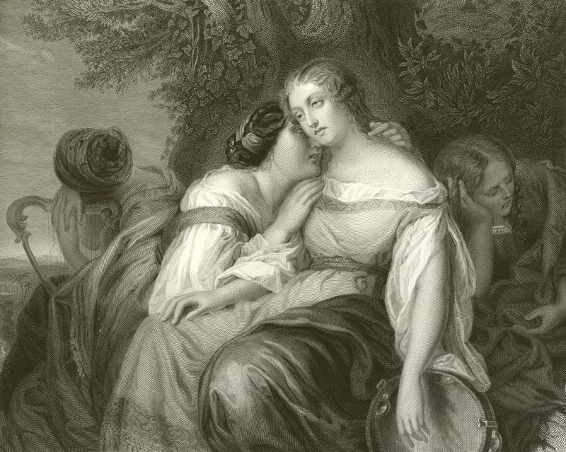 La fille de Jephté - Julius Friedrich Anton Schrader