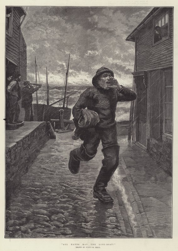 Tous les hommes à la chaloupe de sauvetage! - Julius Mandes Price