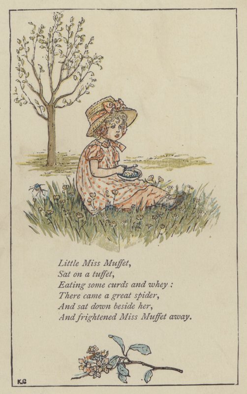 Petite Miss Muffet - Kate (after) Greenaway
