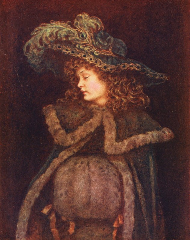 La Fille au Paon - Kate (after) Greenaway