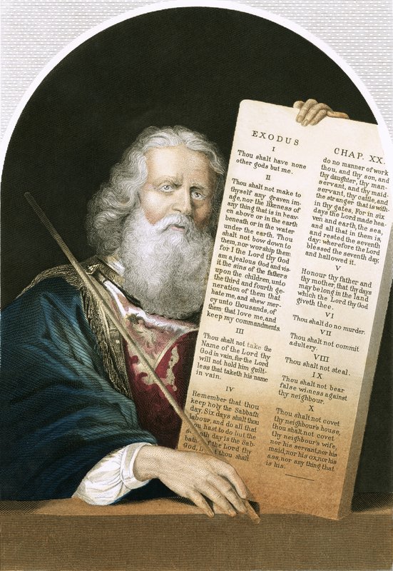 Moïse et les dix commandements - Kuhn