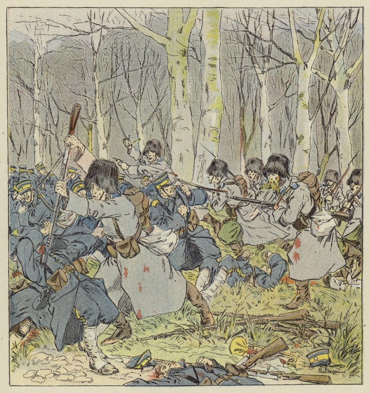 Attaque audacieuse du lieutenant Demidovitch - L. Malespine