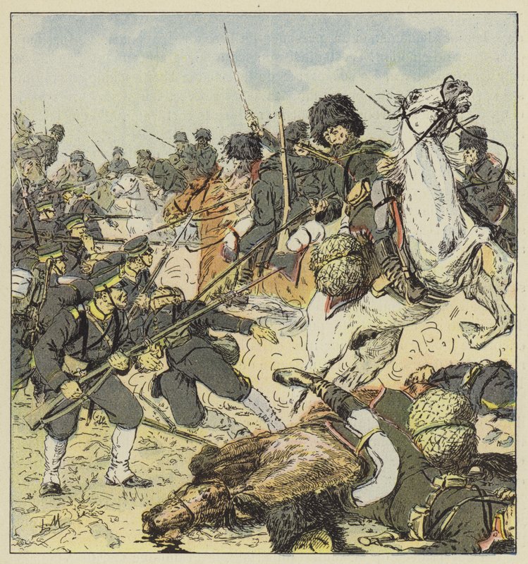Une charge de cosaques - L. Malespine