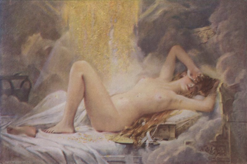 Danaé et la pluie d