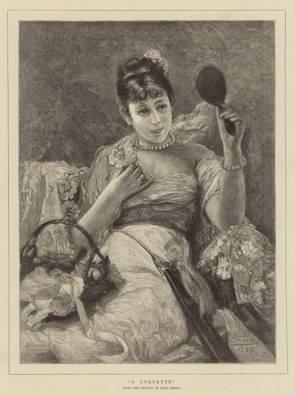 Une Coquette - Leon Herbo