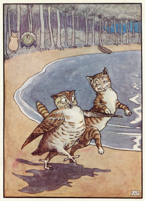 Le Hibou et le Chat - Leonard Leslie Brooke
