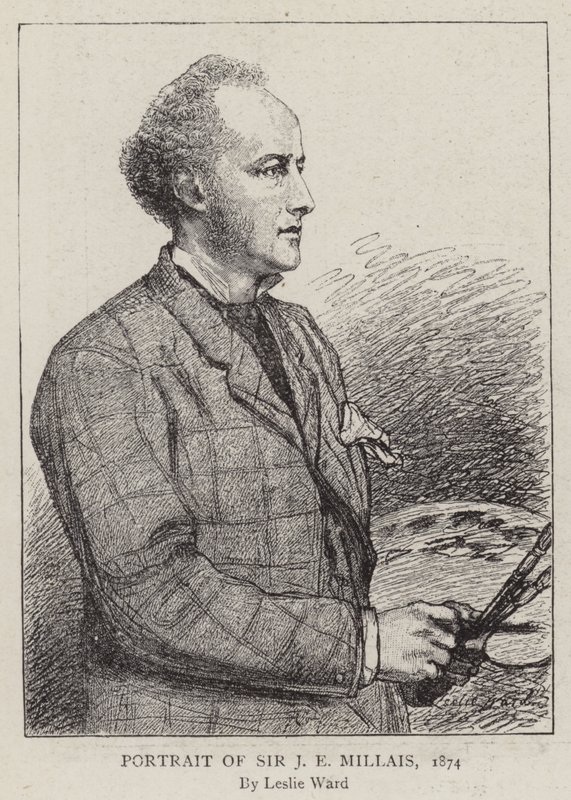 Portrait de Sir J E Millais, 1874 - Leslie Matthew Ward