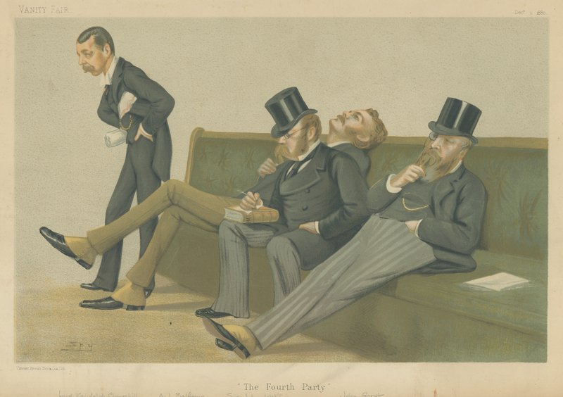 Spencer-Churchill, Balfour, Drummond-Wolff et Gorst - Leslie Matthew Ward