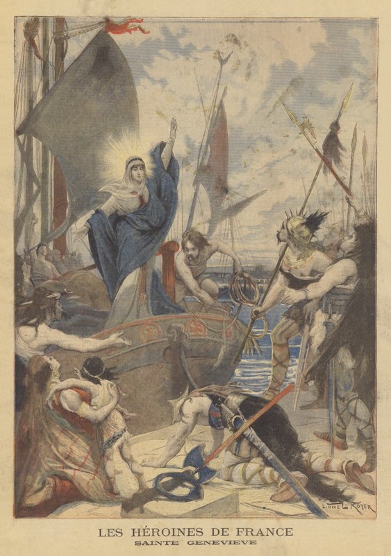 Héroïnes de France : Sainte Geneviève - Lionel Royer