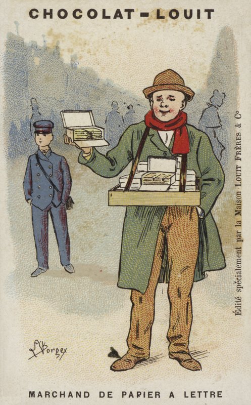 Marchand de papier à lettre - Louis Borgex