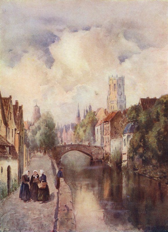 Le Quai Vert, Bruges - Louis Burleigh Bruhl