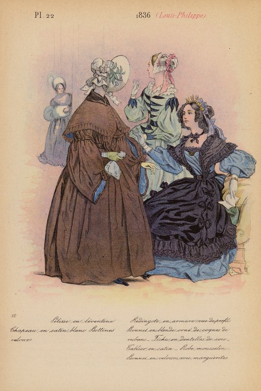 Mode française : 1836, Louis-Philippe - Louis Colas