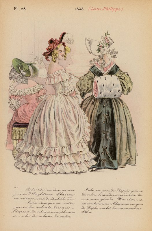 Mode française : 1838, Louis-Philippe - Louis Colas