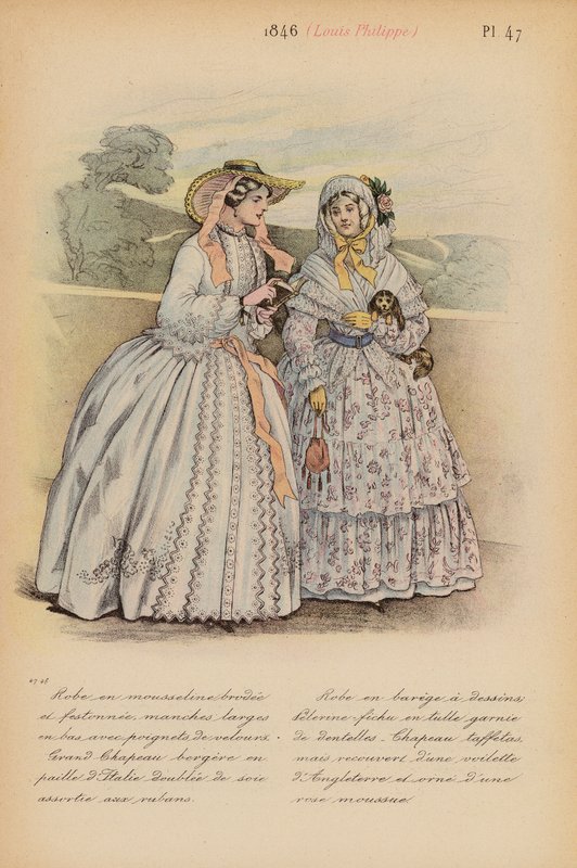 Mode française : 1846, Louis-Philippe - Louis Colas