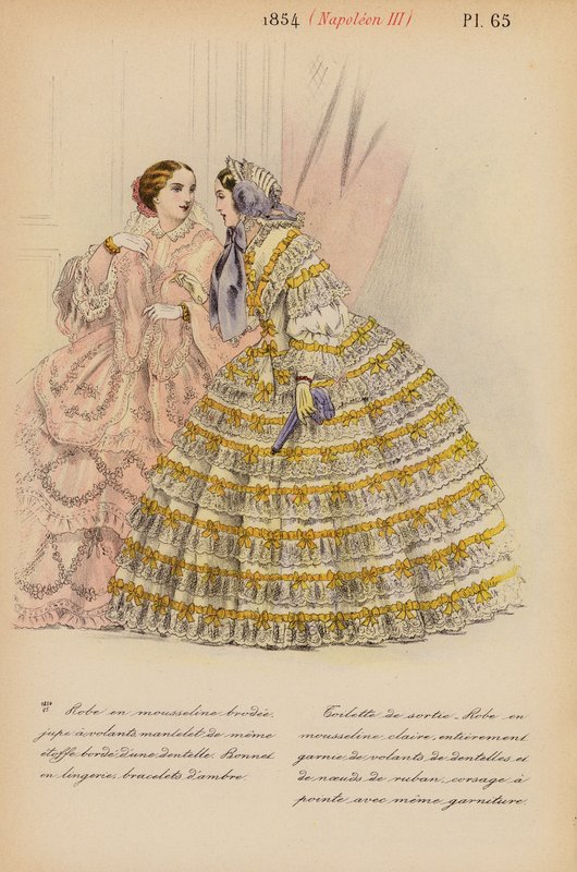 Mode française : 1854, Napoléon III - Louis Colas