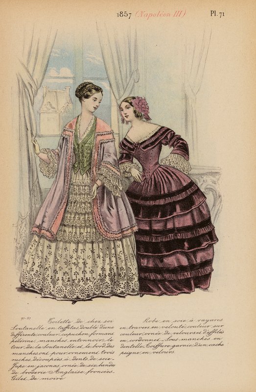 Mode française : 1857, Napoléon III - Louis Colas