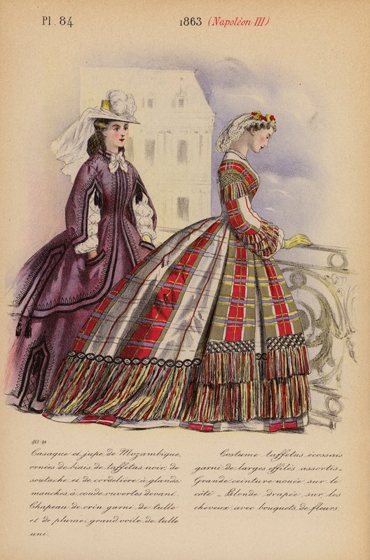 Mode française : 1863, Napoléon III - Louis Colas