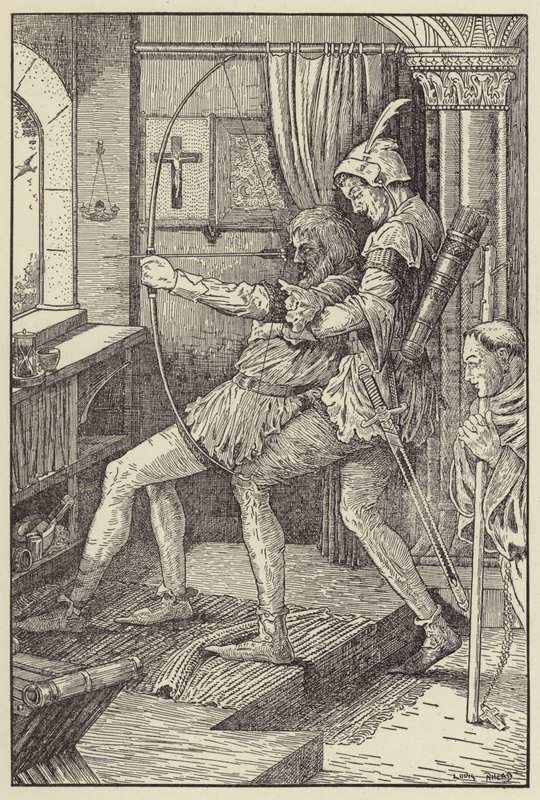 Robin tire sa dernière flèche - Louis John Rhead