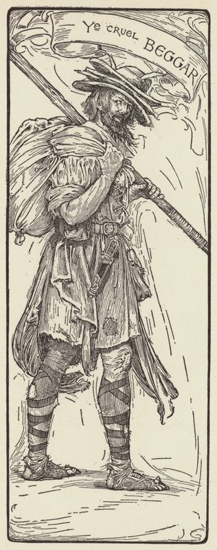 Le cruel mendiant - Louis John Rhead