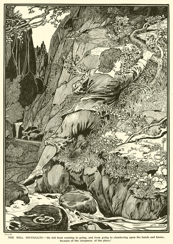 La colline de la difficulté - Louis John Rhead