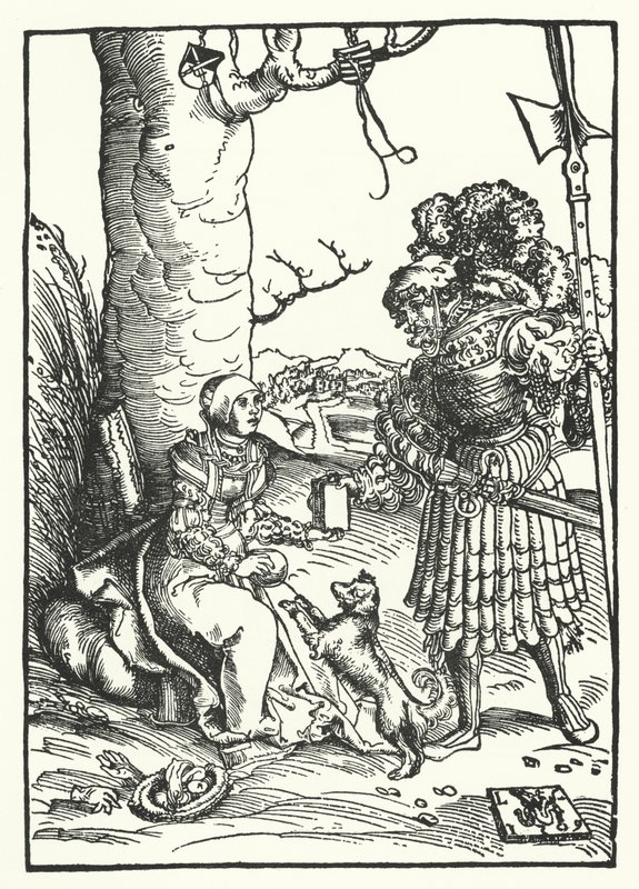 David et Abigaïl - Lucas the Elder (after) Cranach