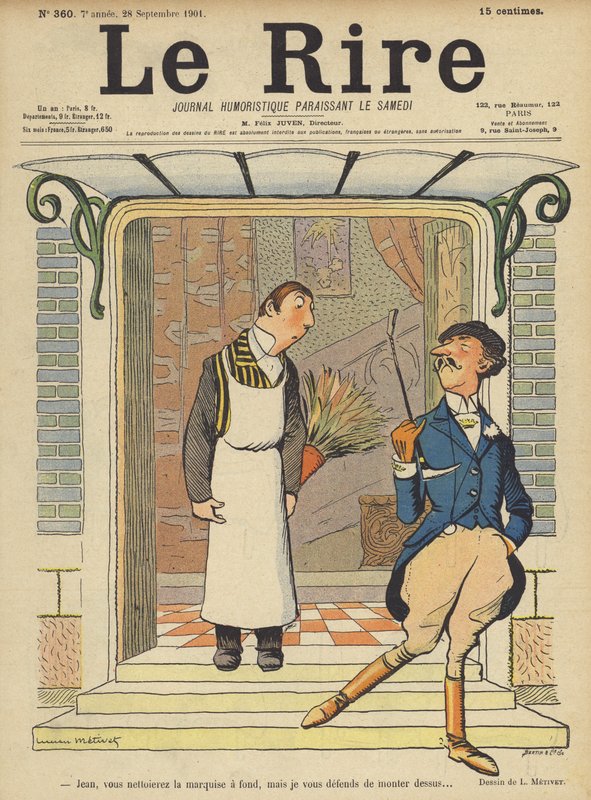Illustration pour Le Rire - Lucien Metivet