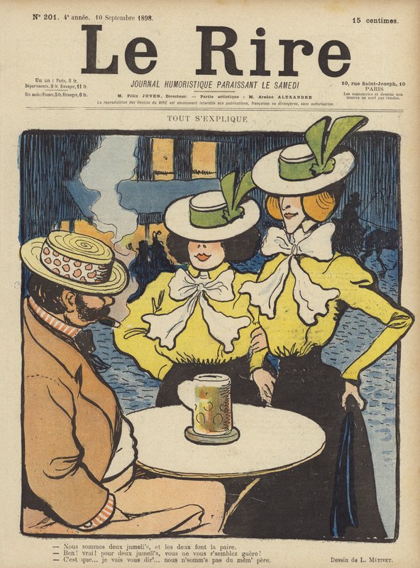 Illustration pour Le Rire - Lucien Metivet