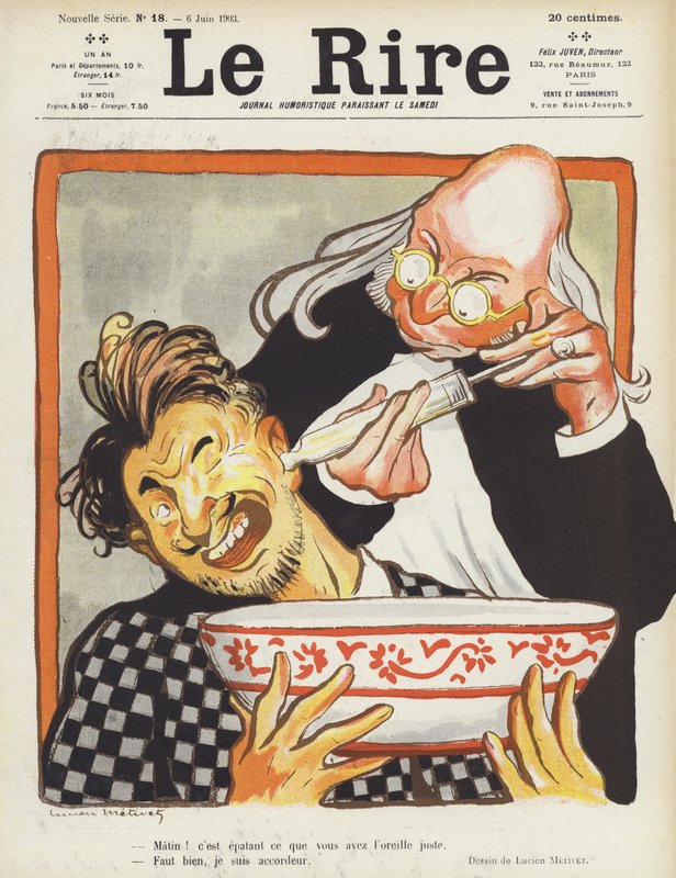 Illustration pour Le Rire - Lucien Metivet