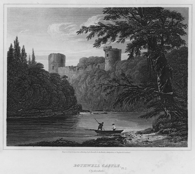 Château de Bothwell, Clydesdale (gravure) - Luke (after) Clennell