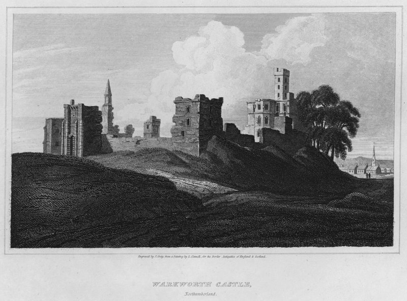 Château de Warkworth, Northumberland - Luke (after) Clennell