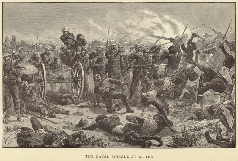 La brigade navale à El-Teb - M. Schonberg