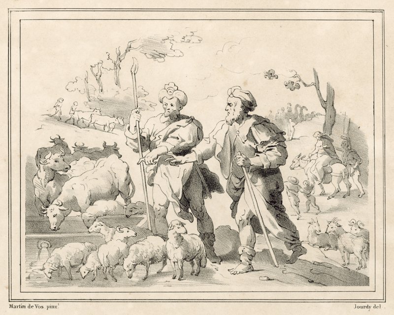Deux bergers - Maarten de Vos