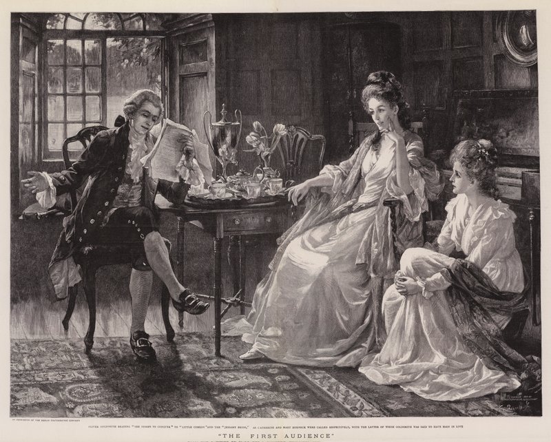La Première Audience - Margaret Isabel Dicksee