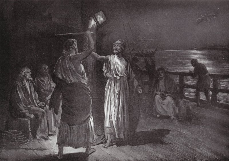 "Frappez, mais écoutez-moi" (litho) - Margaret (after) Dovaston