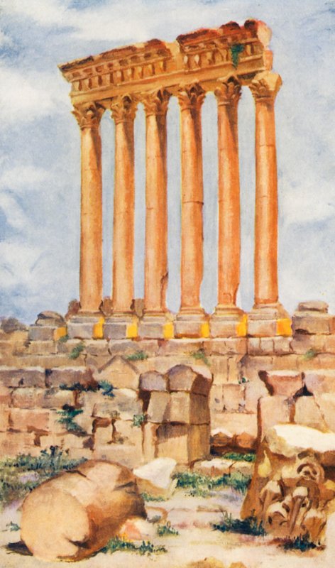 Le Temple de Jupiter, Baalbek - Margaret Thomas