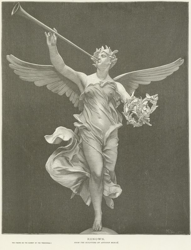 Allégorie de la Renommée - Marius Jean Antonin Mercie