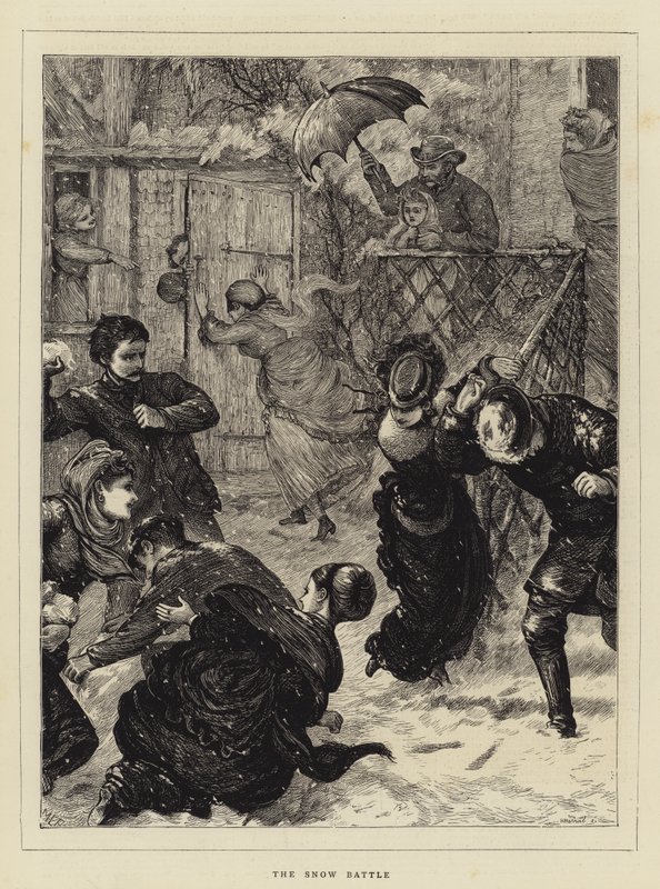 La bataille de neige - Mary Ellen Edwards